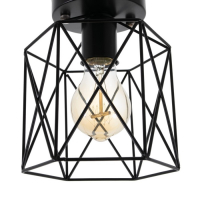 Светильник "Прямоугольник" 1х40Вт E27 черный 13х15х18 см BayerLux Светильник "Прямоугольник" 1х40Вт E27 черный 13х15х18 см BayerLux