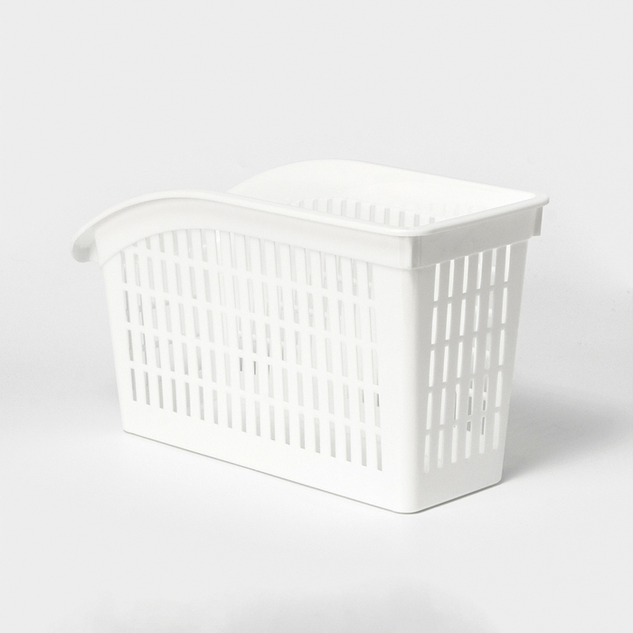 Корзина для хранения, 29&times;13&times;17 см, цвет белый