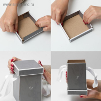 Набор коробок 3 в 1 &laquo;Счастье&raquo;, 10 х 18, 14 х 23, 17 х 25 см