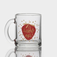Кружка стеклянная &laquo;Ягодка моя&raquo;, 320 мл, рисунок МИКС