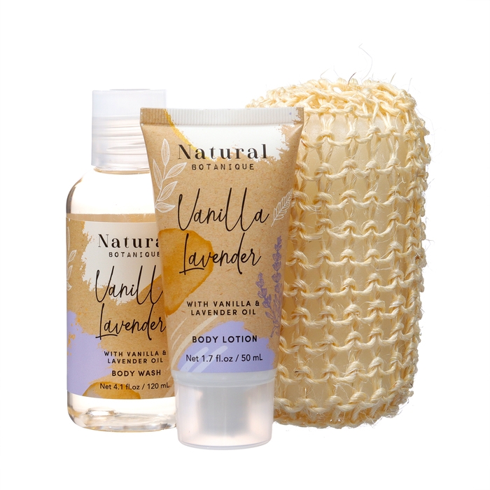Подарочный набор Natural Botanique: лосьон 50 мл, гель для душа 120 мл, мочалка Подарочный набор Natural Botanique: лосьон 50 мл, гель для душа 120 мл, мочалка