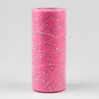 Фатин с блёстками, 15 см, 11 ± 1 г/кв.м, 23 ± 1 м, цвет розовый №4 Фатин с блёстками, 15 см, 11 ± 1 г/кв.м, 23 ± 1 м, цвет розовый №4