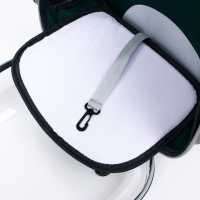 Рюкзак для переноски кошек "Котик", прозрачный, 34 х 25 х 40 см, зелёный Рюкзак для переноски кошек "Котик", прозрачный, 34 х 25 х 40 см, зелёный