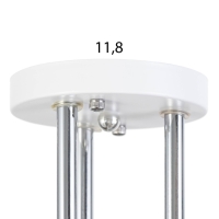 Люстра "Либи" 3х60Вт Е27 Белый 54х54х24см Люстра "Либи" 3х60Вт Е27 Белый 54х54х24см