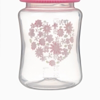 Бутылочка для кормления, ШГ &Oslash;50 180мл., цвет розовый