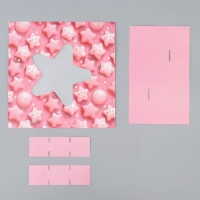 Коробка для конфет, кондитерская упаковка, 9 ячеек, &laquo;Сладости&raquo;, 14.7 х 14.7 х 3.5 см