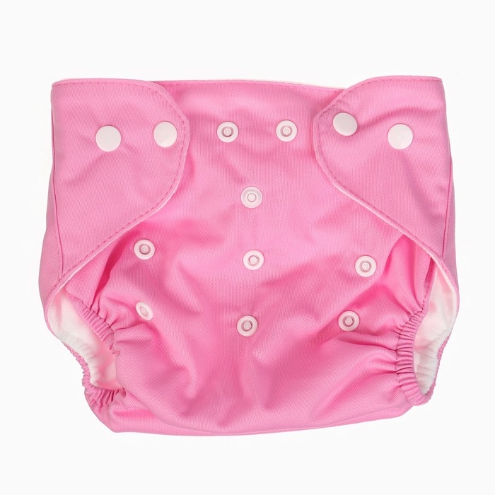 Многоразовый подгузник «Наш цветочек», 3-15 кг, цвет розовый, Крошка Я Многоразовый подгузник «Наш цветочек», 3-15 кг, цвет розовый, Крошка Я