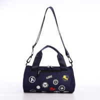 Сумка молодёжная на молнии, цвет синий Сумка молодёжная на молнии, цвет синий