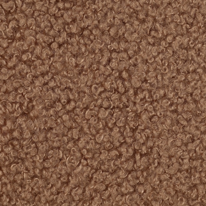 Лоскут мех &laquo;Барашек&raquo;, 50 &times; 50 см, 500 г/м, цвет коричневый №29