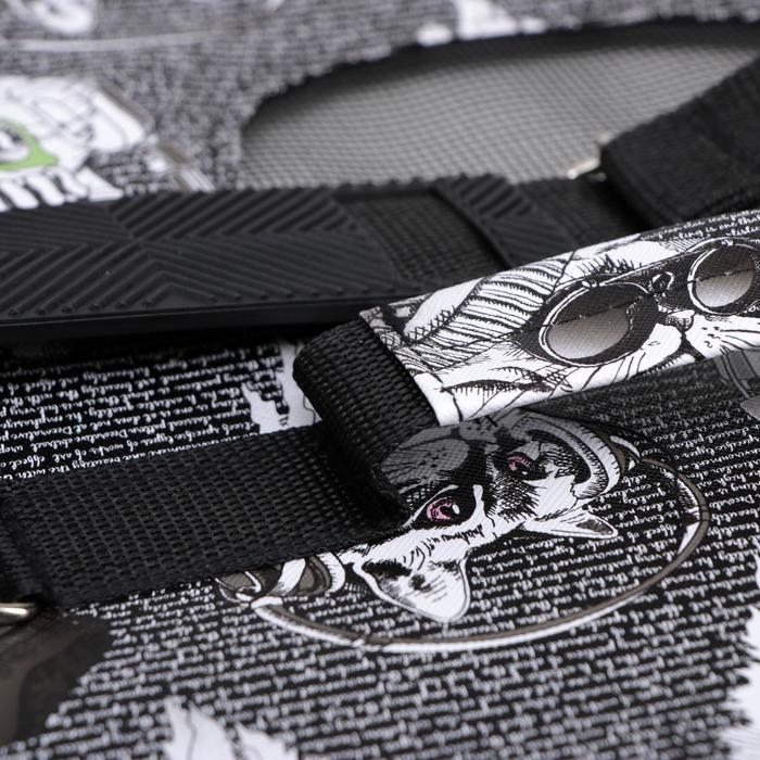 Сумка - переноска для животных Сумка - переноска для животных "Зимние коты", размер S, 37,5 х 17 х 22 см