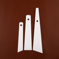 Набор шпателей для нанесения клея на кожу, 20 мм - 40 мм, 3 шт, цвет белый