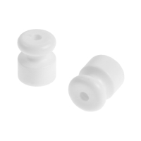 Изолятор для провода роликовый, цвет Белый, 100 шт Изолятор для провода роликовый, цвет Белый, 100 шт