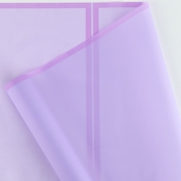 Плёнка для цветов матовая упаковочная &laquo;Кайма&raquo; лаванда + сирень 0,5х9 м