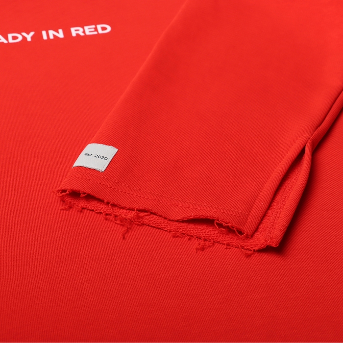 Свитшот женский MIST Cozy style, красный, размер 60