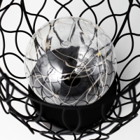 Ночник "Монта" LED от батареек 3хАА черный 17,5х17,5х19,5 см RISALUX Ночник "Монта" LED от батареек 3хАА черный 17,5х17,5х19,5 см RISALUX