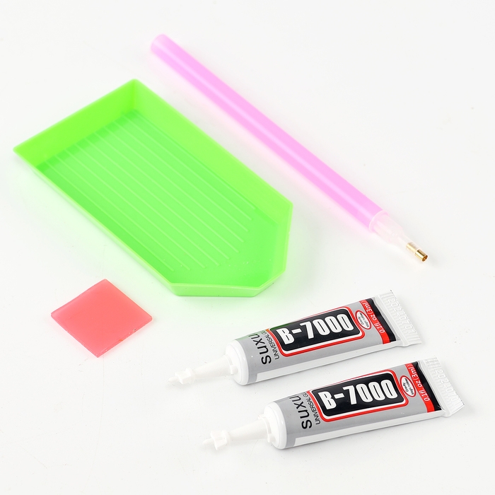 Алмазный брелок &laquo;Мишка&raquo;, цвет чёрный, своими руками