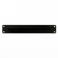 Ручка дверная, цвет черный, 260х40 мм