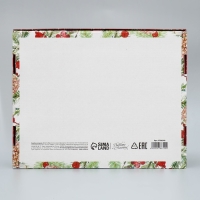 Коробка подарочная новогодняя складная «Новогодняя акварель», 27 х 21 х 9 см, Новый год Коробка подарочная новогодняя складная «Новогодняя акварель», 27 х 21 х 9 см, Новый год