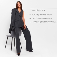 Пиджак женский MIST: Classic Collection р. 46, цвет графит