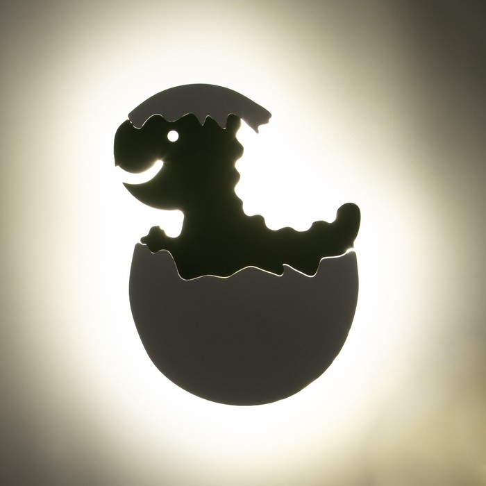 Бра Бра "Динозаврик" LED 24Вт бело-зелёный 36х30 см