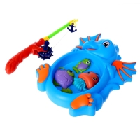 Рыбалка «Морской дракон», 10 рыбок, 2 удочки, сачок, цвета МИКС Рыбалка «Морской дракон», 10 рыбок, 2 удочки, сачок, цвета МИКС