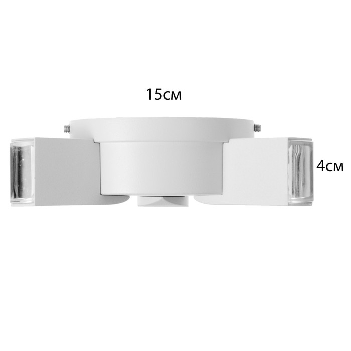 Светильник Светильник "Деко" 3хLED 3Вт 4000К IP66 белый 16х4,3х16 см