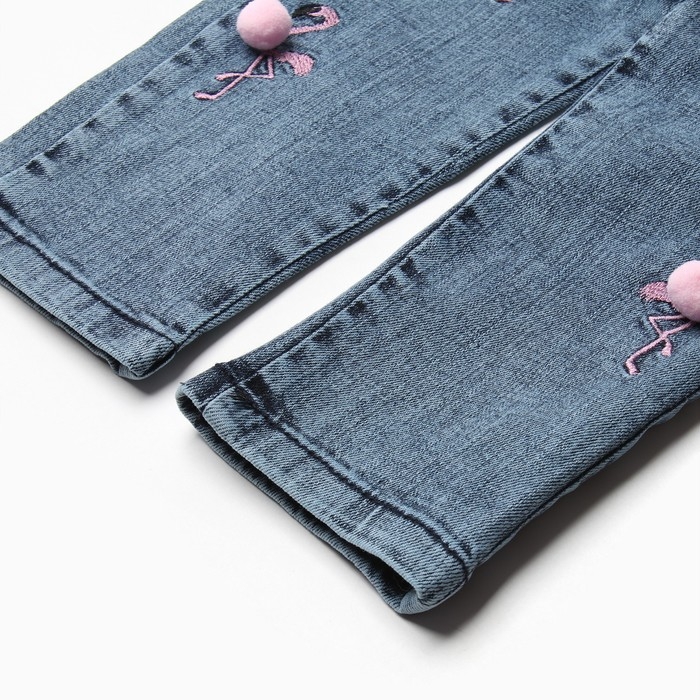 Джинсы для девочки, цвет синий, рост 92 см