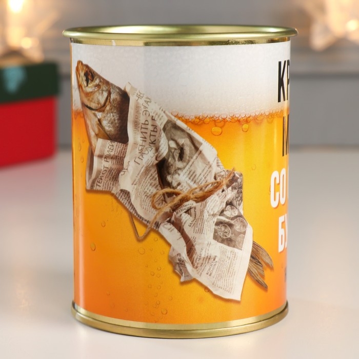 Носки в банке Носки в банке "Крепкому мужику" (мужские, цвет черный)