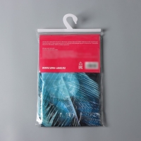 Штора для ванны Доляна &laquo;Перья&raquo;, с люверсами, 180&times;180 см, полиэстер