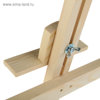 Мольберт настольный &laquo;Студийный&raquo;, 1100 х 430 х 530 мм, (с бегунком), сосна, Calligrata, №3,