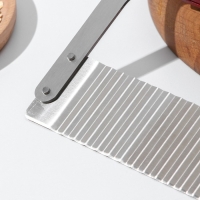 Нож для фигурной резки Доляна, 18&times;12 см, цвет серебристый