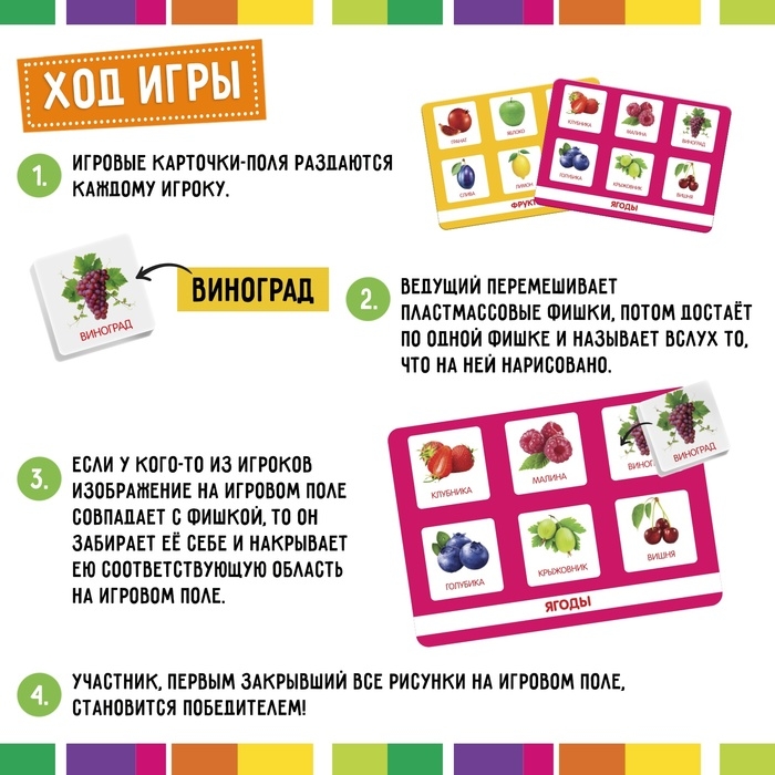 Лото &laquo;Растительный мир&raquo; по методике Г. Домана, 1-4 игрока, 3+