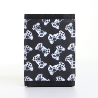 Кошелёк детский на липучке &laquo;Выбражулька&raquo;, цвет чёрный