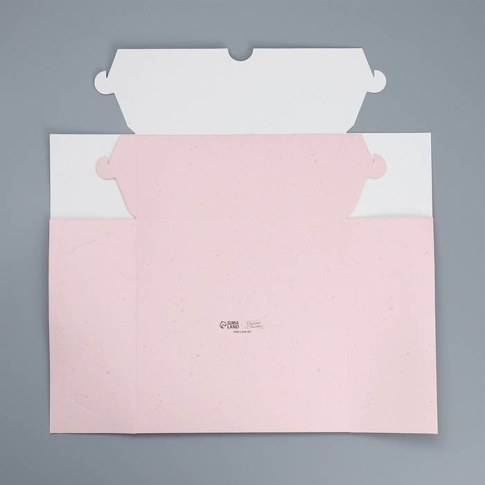 Коробка для капкейков и бенто-торта, кондитерская упаковка &laquo;Подарок для тебя&raquo;, 25 х 25 х 10 см