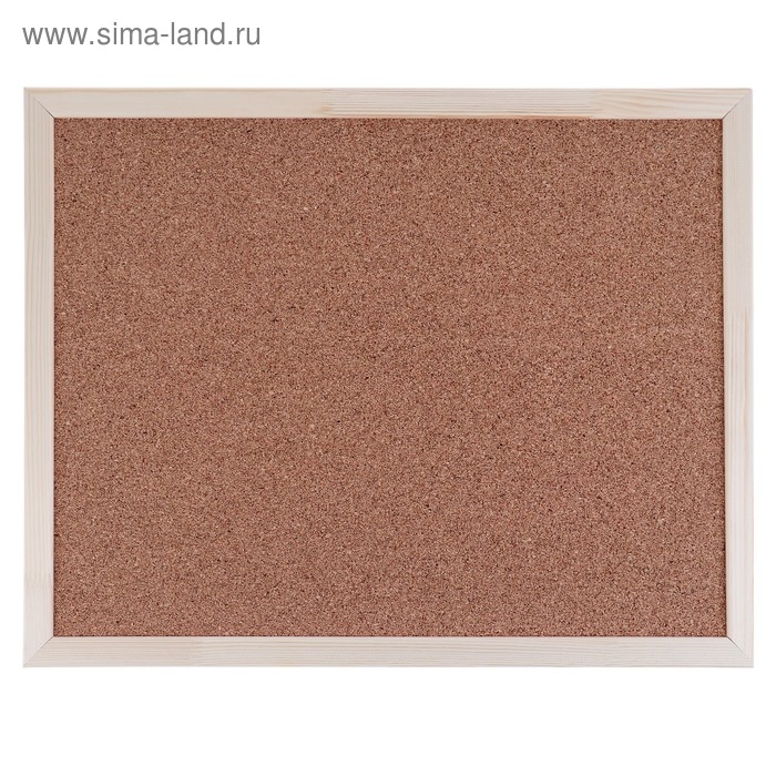 Доска пробковая 60х90 см, Calligrata, в деревянной раме Доска пробковая 60х90 см, Calligrata, в деревянной раме