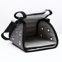 Сумка-переноска "Мини" 25 х 21 х 16 см, серая Сумка-переноска "Мини" 25 х 21 х 16 см, серая