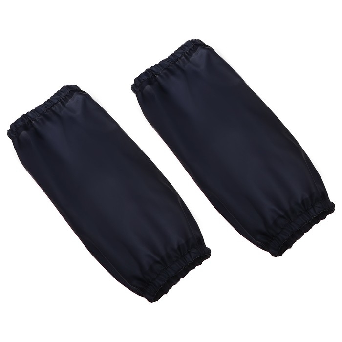 Фартук для труда + нарукавники, 490 х 390/250 х 120 мм, (рост 116-152), НФ-2 "Панды на шаре", бирюзовй/серый