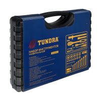 Набор инструментов в кейсе ТУНДРА, автомобильный, CrV, 1/2" и 1/4", 82 предмета Набор инструментов в кейсе ТУНДРА, автомобильный, CrV, 1/2" и 1/4", 82 предмета
