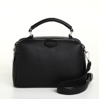 Сумка женская, 23*14*10, 2 отд на молнии, н/карман, регул ремень, черный Сумка женская, 23*14*10, 2 отд на молнии, н/карман, регул ремень, черный