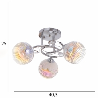 Люстра "Бренда" 3х40Вт Е27 хром МОДЕЛЬ: 2800084 Люстра "Бренда" 3х40Вт Е27 хром МОДЕЛЬ: 2800084