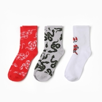 Подарочный набор термос и носки 3 пары KAFTAN Snake, р.36-39