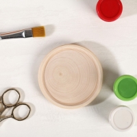 Заготовка для творчества Тарелка, 9см Заготовка для творчества Тарелка, 9см