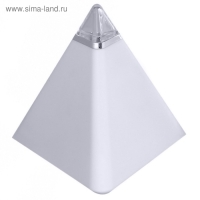 Часы - будильник Luazon LB-05 "Пирамида", 7 цветов дисплея, термометр, подсветка