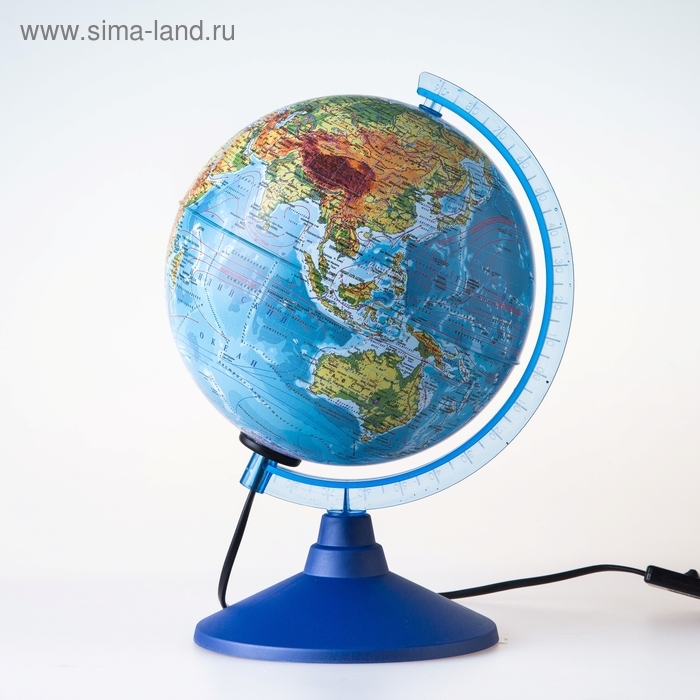 Глoбус физический &laquo;Классик Евро&raquo;, диаметр 150 мм, с подсветкой