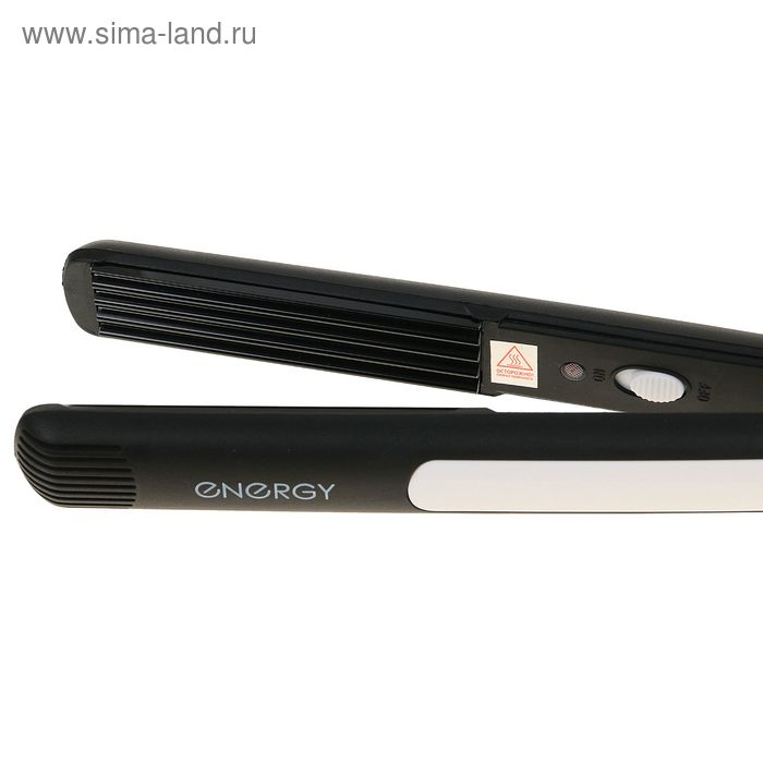 Щипцы-гофре ENERGY EN-851, 20 Вт, алюминиевое покрытие, 85х20 мм, 220&deg;C, черные