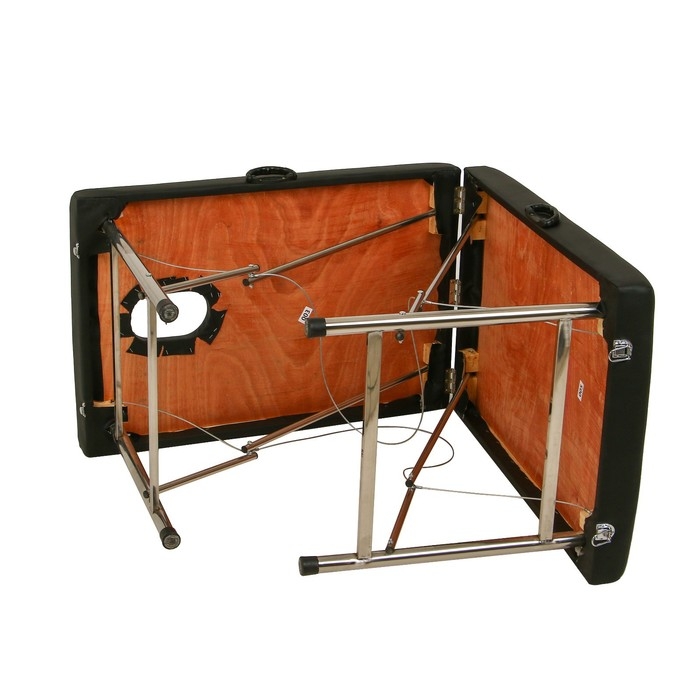 Массажный стол &laquo;Колибри&raquo; 180&times;60&times;70, цвет чёрный