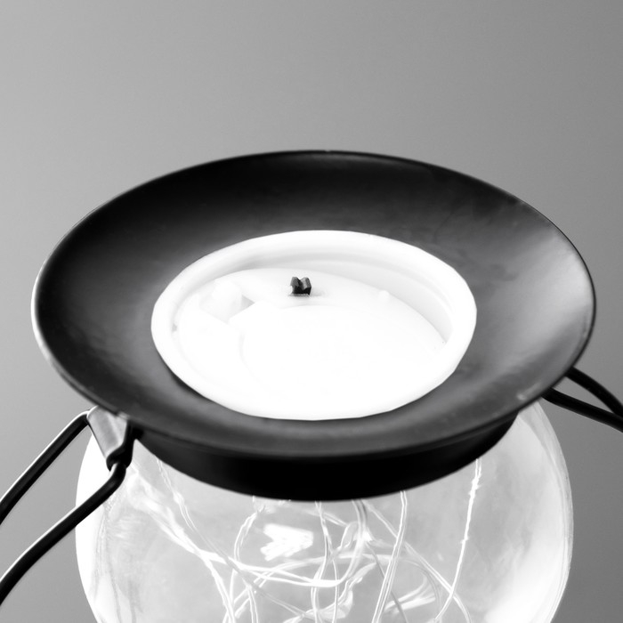 Ночник Ночник "Лампа" LED 1хCR2032 черный 10х7х13см RISALUX