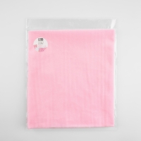 Лоскут плюш, 50 &times; 50 см, 220 г/м, цвет светло-розовый №57