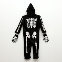 Карнавальный набор «Жуткий скелетик»: комбинезон, перчатки, грим, р. 104–116 см Карнавальный набор «Жуткий скелетик»: комбинезон, перчатки, грим, р. 104–116 см