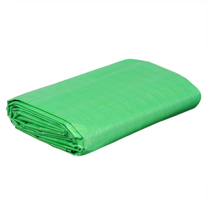 Тент защитный, 5 &times; 3 м, плотность 90 г/м&sup2;, УФ, люверсы шаг 1 м, зелёный